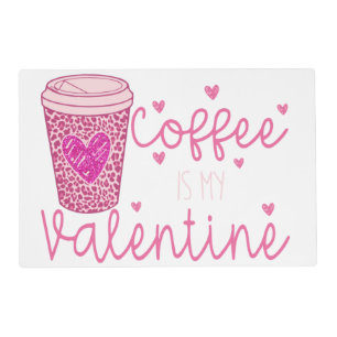 Coffee is my Valentine Tank Top Tote Bag Bandana G Placemat