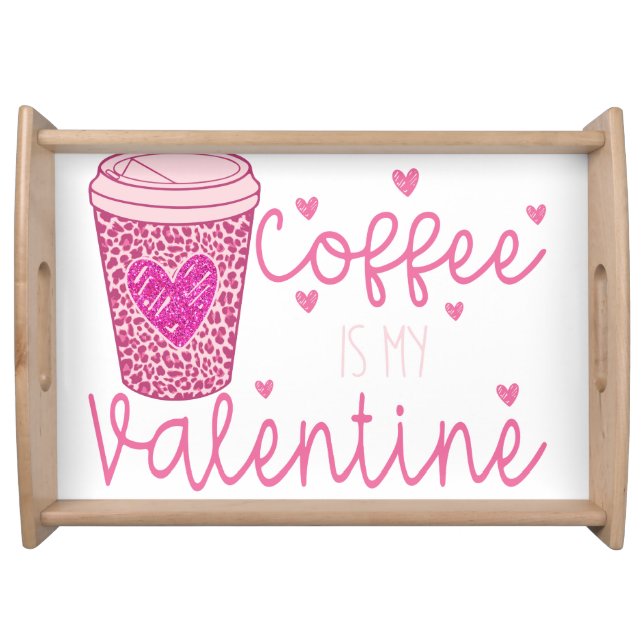 Coffee is my Valentine Tank Top Tote Bag Bandana G Serving Tray (Front)