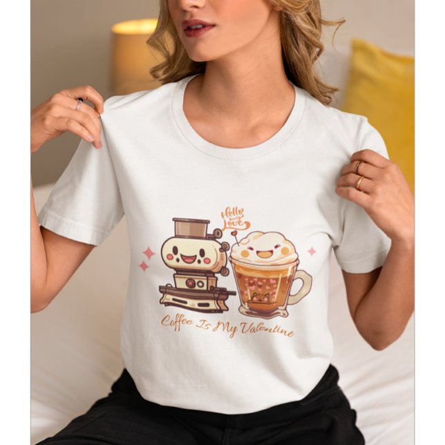 Coffee Is My Valentine | Valentine Coffee T-Shirt (Creator Uploaded)