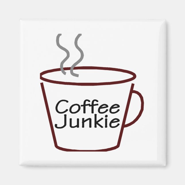 Coffee Junkie Magnet (Front)