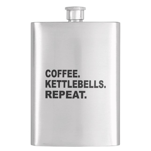 Coffee Kettlebells Repeat Flask (Front)