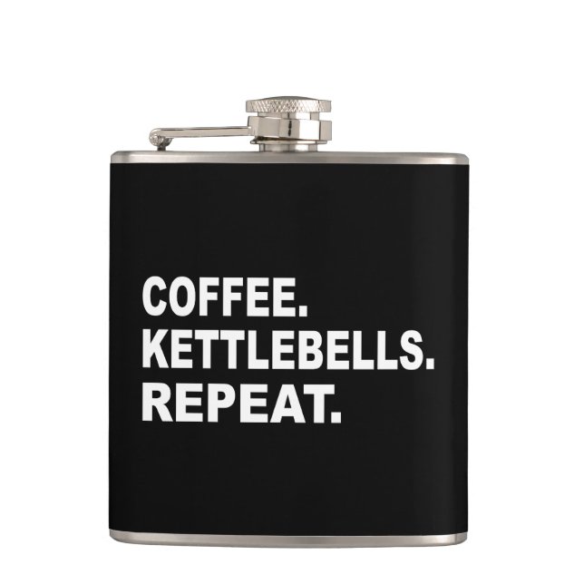 Coffee Kettlebells Repeat Flask (Front)