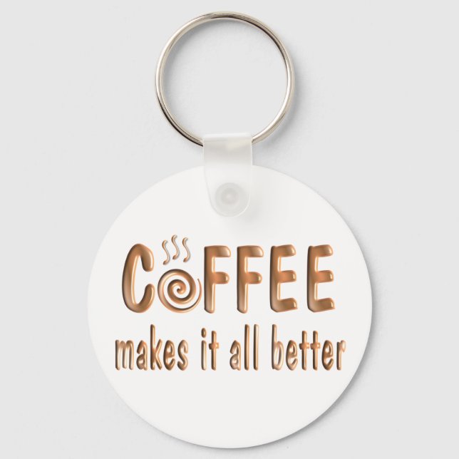 Coffee Keychain (Front)