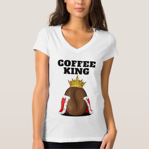 Coffee King Mens Coffee Drinker Coffee Lover T_Shirt