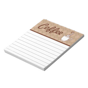 Coffee Kitchen Notepad Shopping List Gift