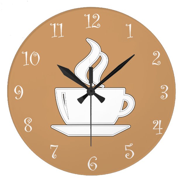 Coffee Kitchen Wall Clocks Zazzle Com   Coffee Kitchen Wall Clocks R2212fd5e3b7d45de8bddd3c998685582 Fup13 8byvr 630 