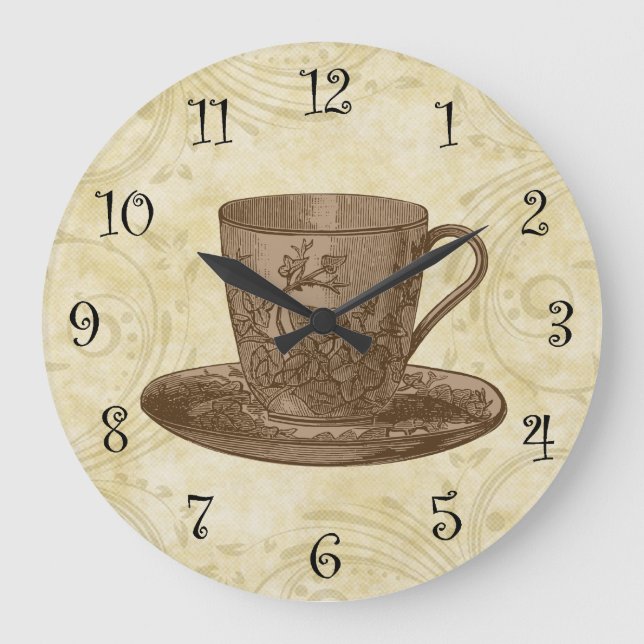 Coffee Kitchen Wall Clocks (Front)