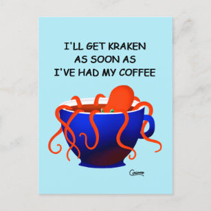 Coffee Kraken - Postcard