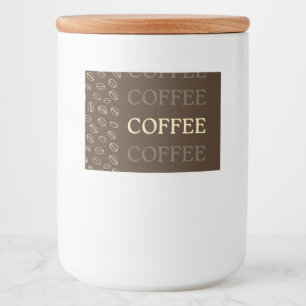 Coffee Label – Retro Coffee Beans