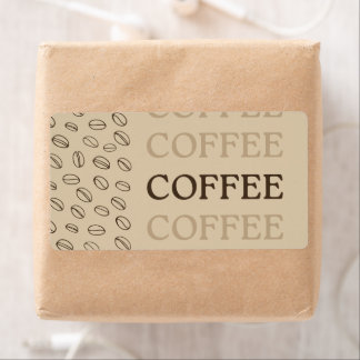 Coffee Label – Retro Coffee Beans