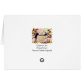Coffee Labradors with colorful Dots Cards (Back Horizontal)