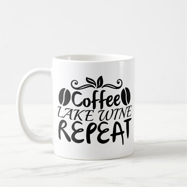 Coffee Lake Wine Repeat Mug (Left)