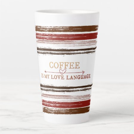 Coffee Language Latte Mug