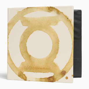 Coffee Lantern Symbol 3 Ring Binder