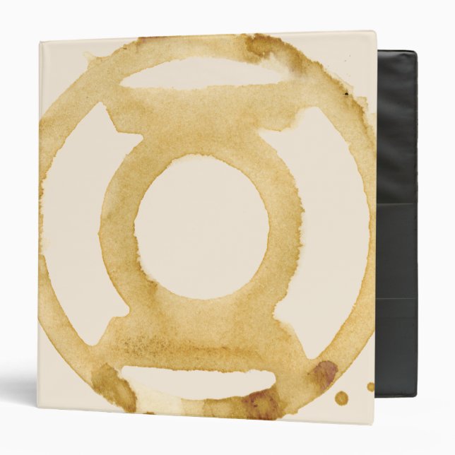 Coffee Lantern Symbol 3 Ring Binder (Front/Inside)