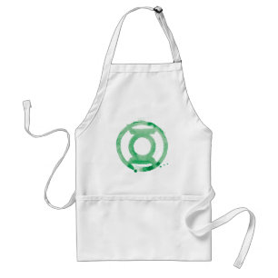 Coffee Lantern Symbol - Green Adult Apron