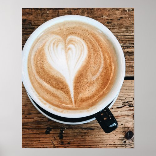 Coffee Latte Art Poster