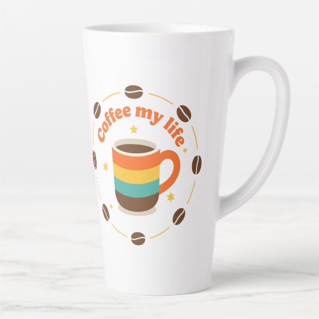 coffee latte mug (Right)