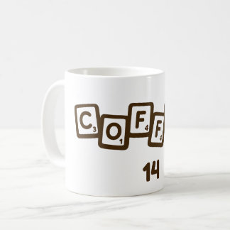 Coffee Letter Tile Mug
