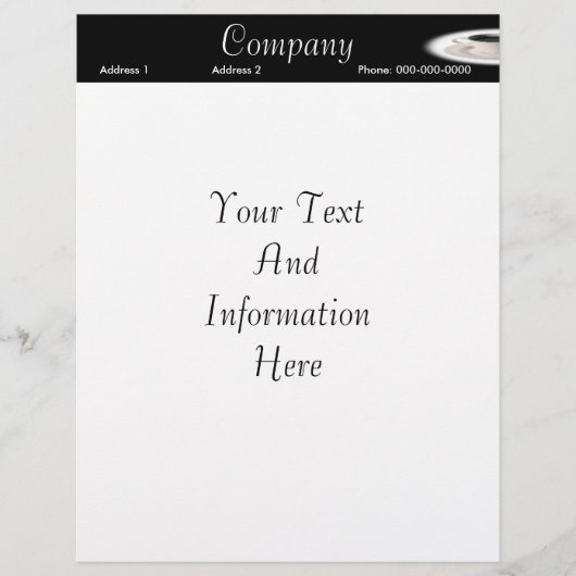 Coffee Letterhead (Front)