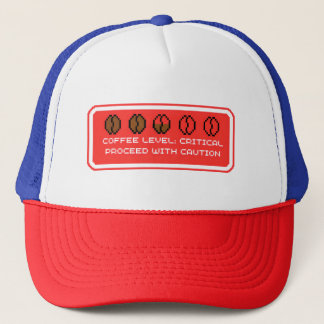 Coffee Level: Critical Trucker Hat