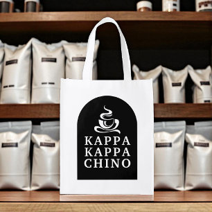Coffee Life Funny Kappa Kappa Chino Grocery Bag