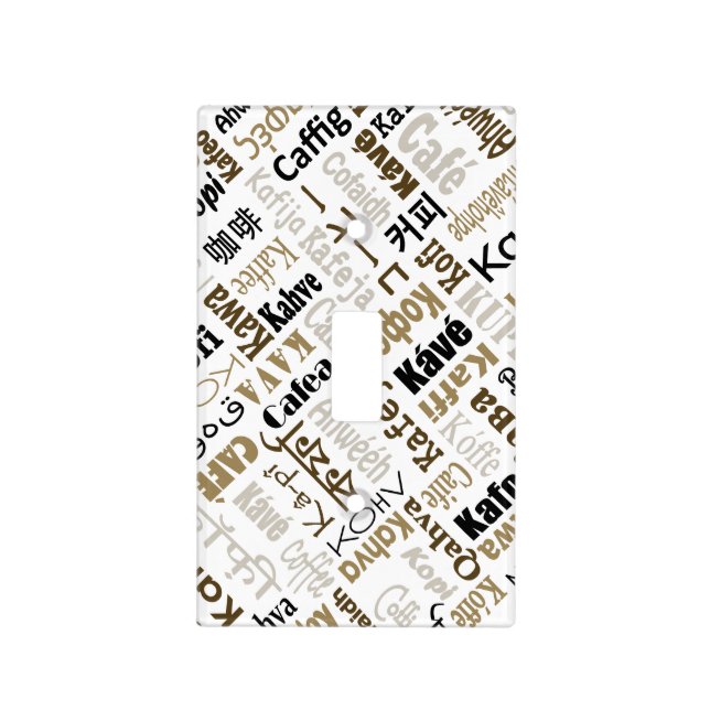 Coffee Light Switch Cover (Front)
