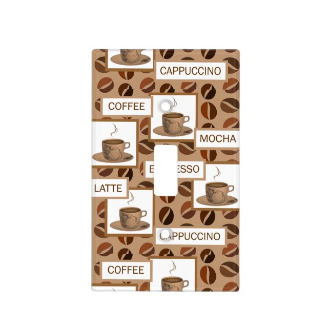 Coffee Light Switch Cover (Front)