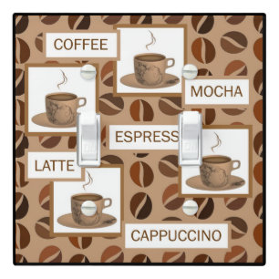 Coffee  light switch cover