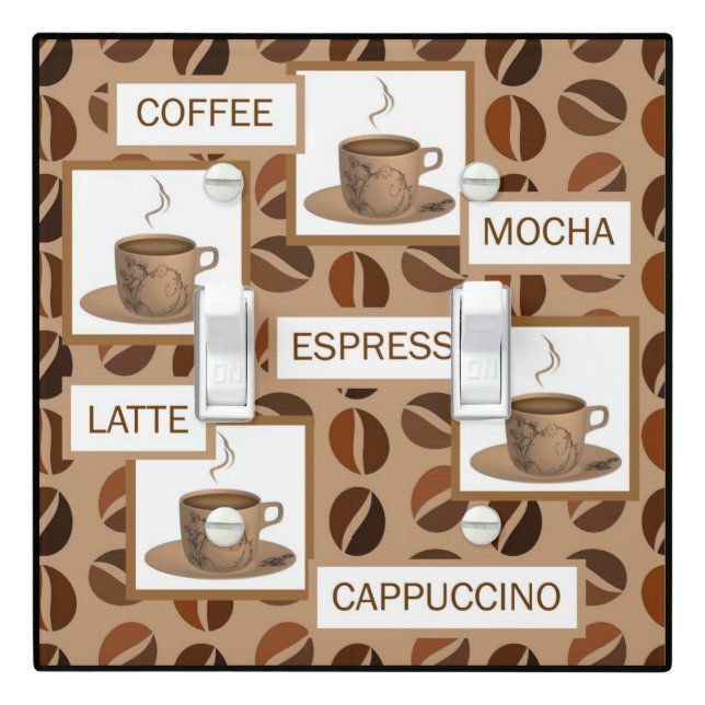 Coffee  light switch cover (In Situ)