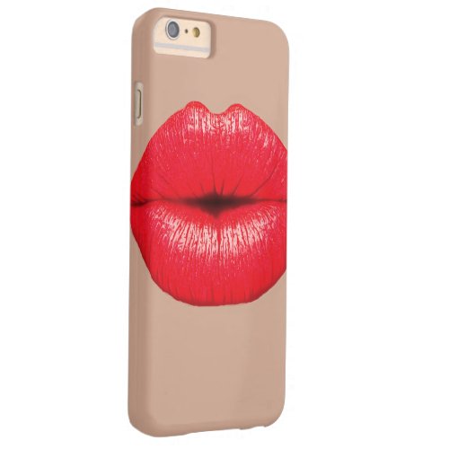 Coffee Lips kiss kiss pop art Barely There iPhone 6 Plus Case