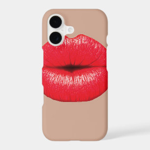 Coffee Lips kiss kiss pop art iPhone 17 Case