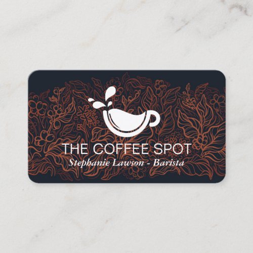 Coffee Logo | Cafe | Restaurant  Business Card
