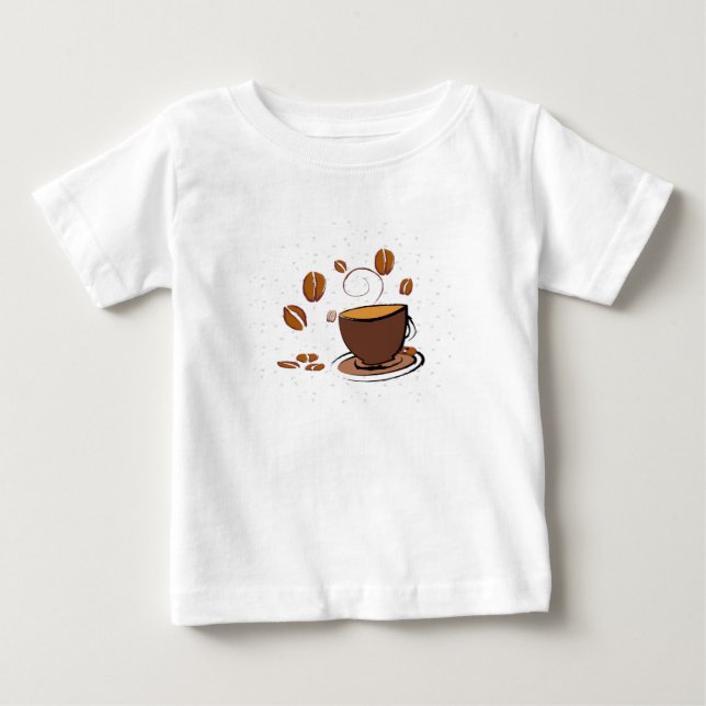 Coffee Love Baby T-Shirt (Front)