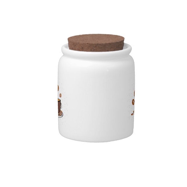 Coffee Love Candy Jar (Front)