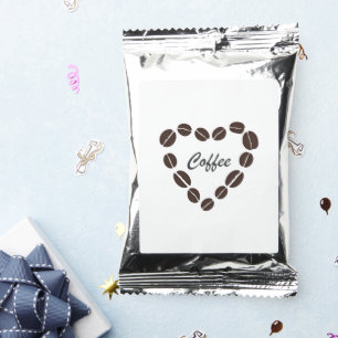Coffee Love Coffee Bean Heart Drink Mix