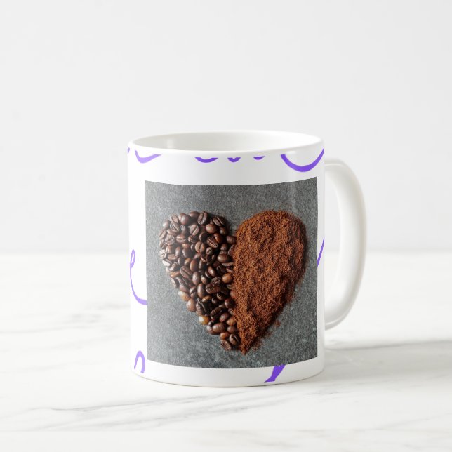 Coffee Love Coffee Mug (Front Right)