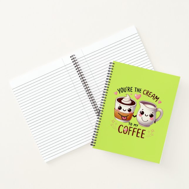 Coffee+Love+Cream+Notebook+Journaling+Gift Notebook (Inside)