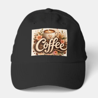Coffee Love Floral Performance Cap