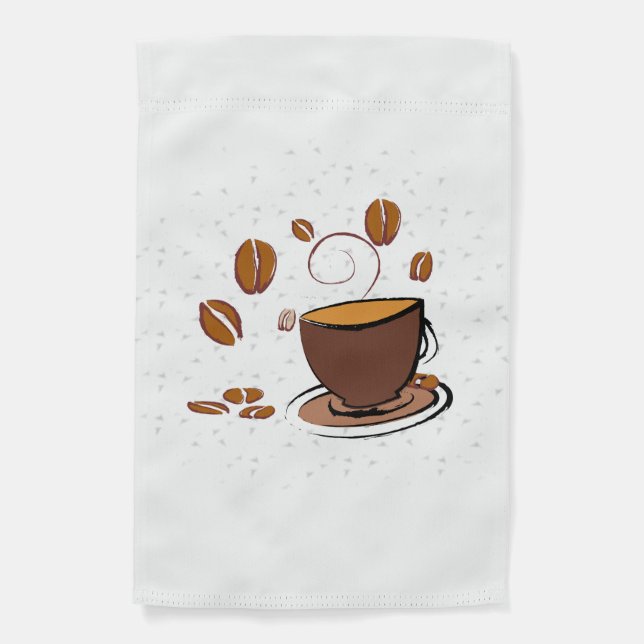 Coffee Love Garden Flag (Front)