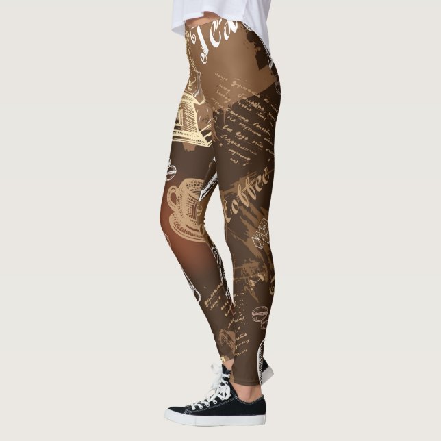 Coffee Love II Leggings (Left)