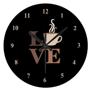 Personalized Mermaid Java Kitchen Espresso Coffee Shop Diner Sign Wall Clock 