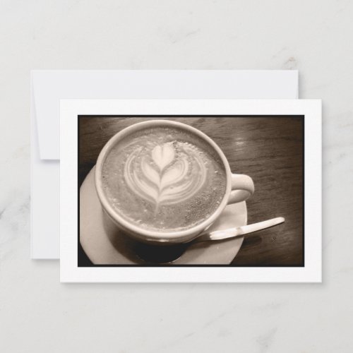 coffee love invitation