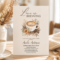 Coffee Love is Brewing Boho Chic Bridal Shower