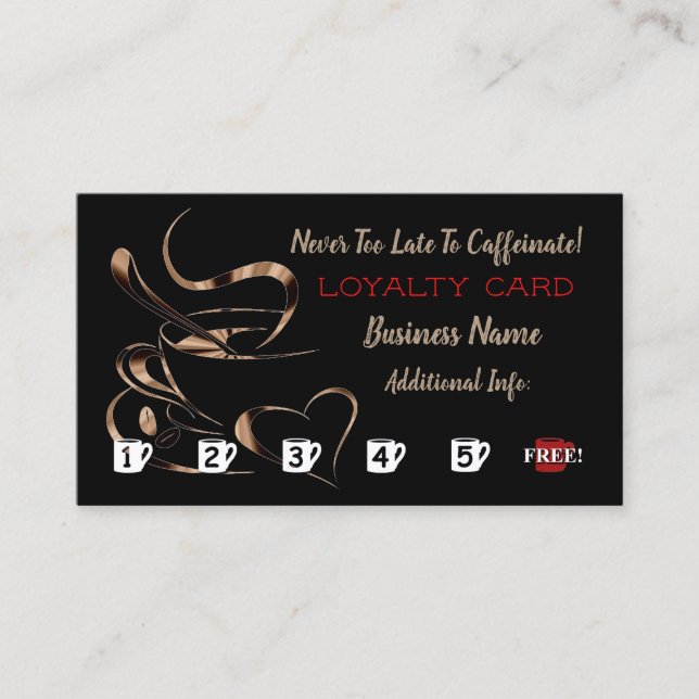 Coffee Love Loyalty Card (Front)