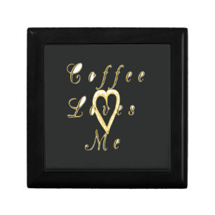 Coffee love me. jewelry box