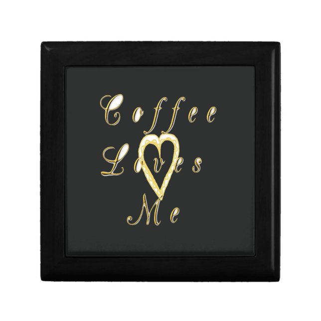 Coffee love me. jewelry box (Front)