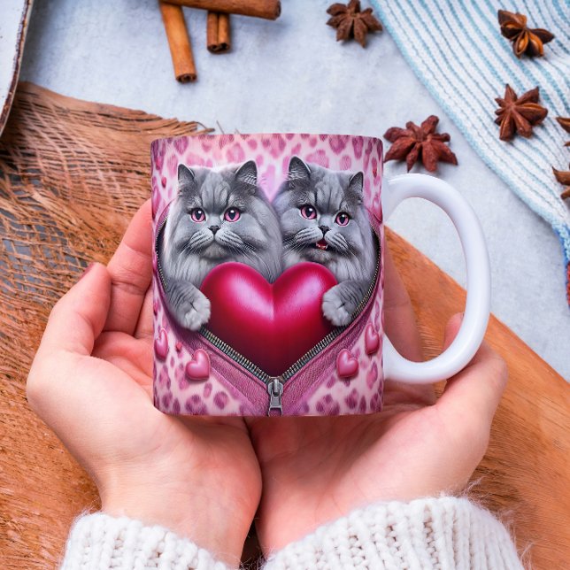 Coffee, Love, Repeat: Valentine's Morning Mug (Creator Uploaded)