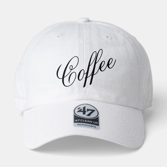 Coffee Lover 47 Clean Up Brand Cap (Front)