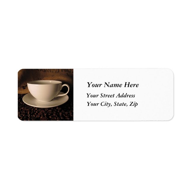 Coffee Lover Address Labels (Front)